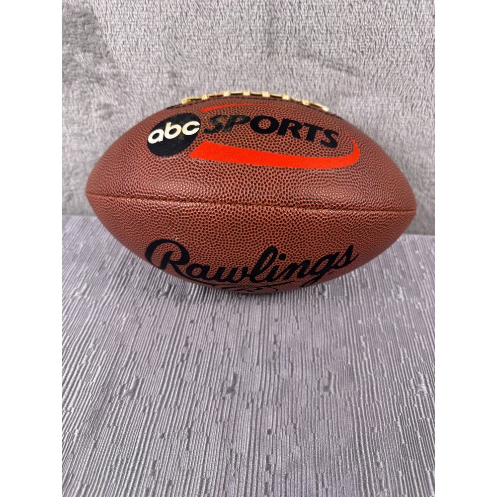 Rawlings ABC Sports Valvoline Halftime College Football Brown Pebbled Size 9